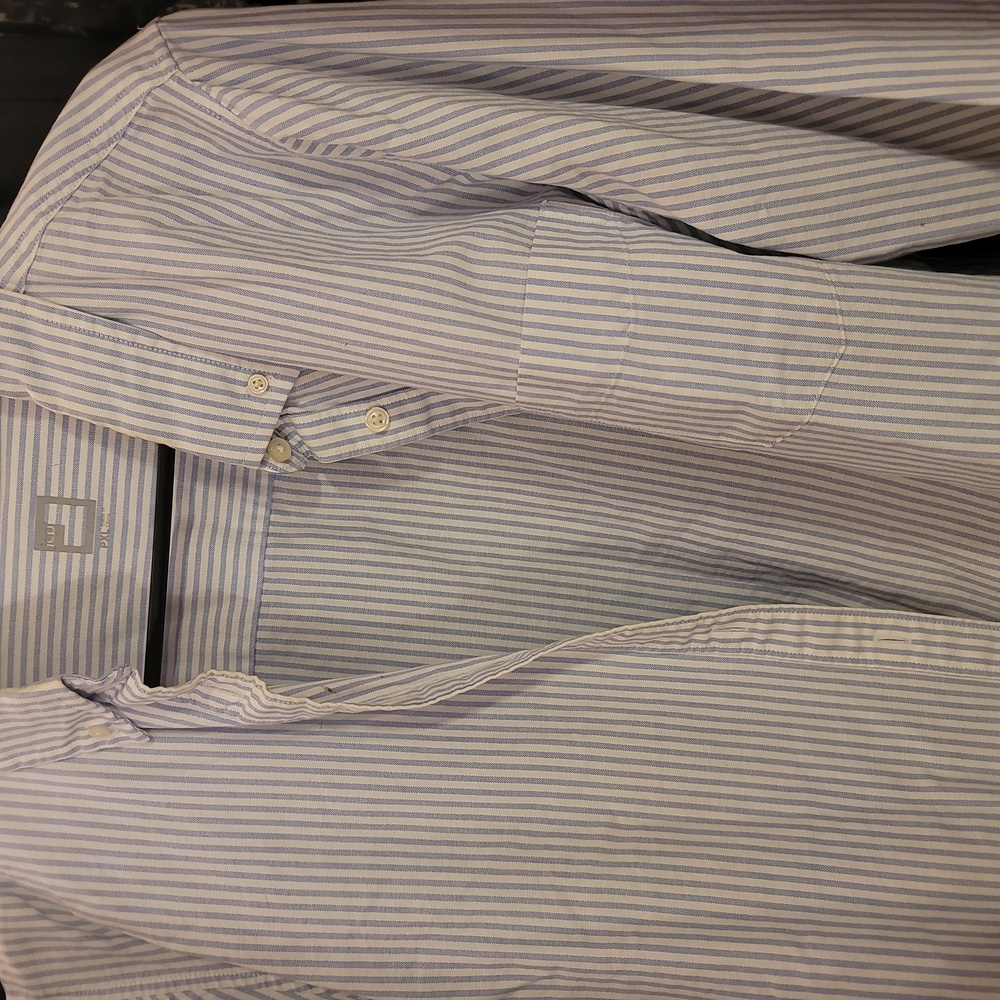 Woman's striped button down